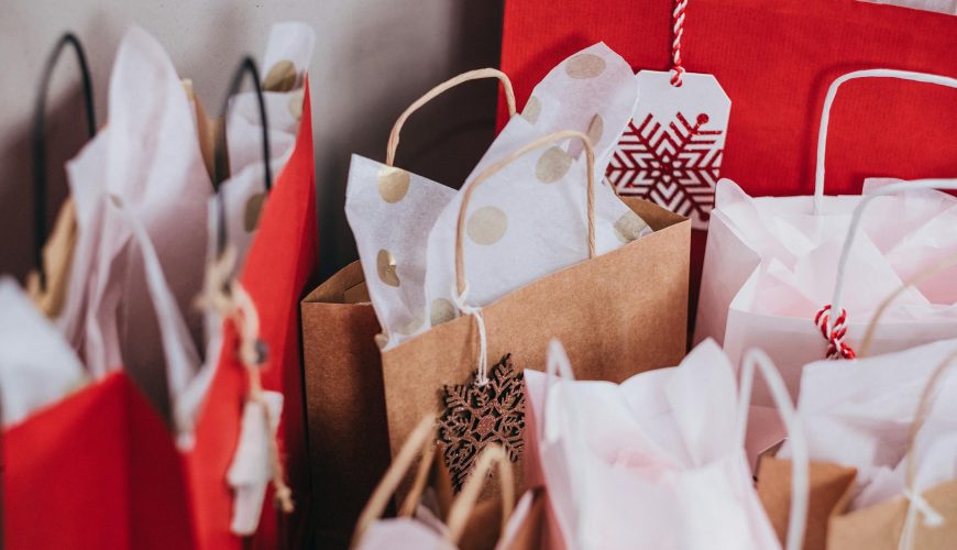Paper Bags Near Wall
